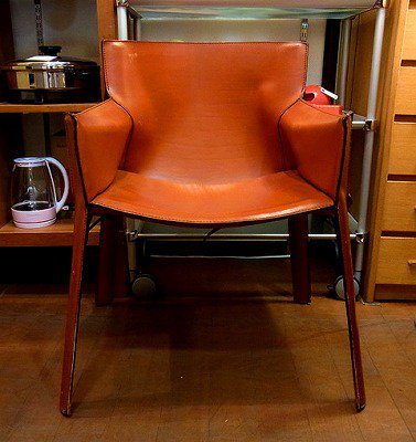 Italy  " Fasem " Arm Chair  「 P90 」 ◇ Designed by  " Giancarlo Vegni "