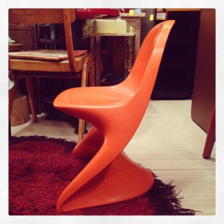★70’S Germany "Casala" Casalino Chair カサリノチェア（Orange）