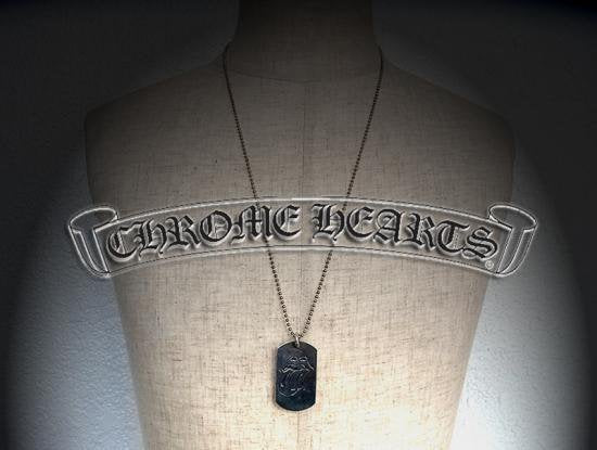 ◇ CHROME HEARTS （ クロムハーツ ） × The Rolling Stones （  ローリングストーンズ ） Silver Pendant  『 DOG TAG " L/T " 』