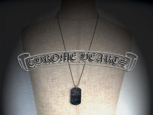 ◇ CHROME HEARTS （ クロムハーツ ） × The Rolling Stones （  ローリングストーンズ ） Silver Pendant  『 DOG TAG " L/T " 』