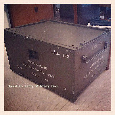 ☆Swedish army military BOX