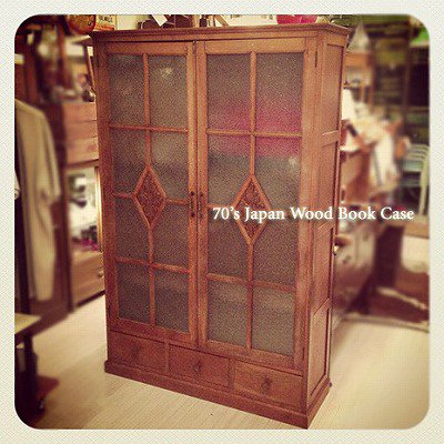 ☆70'S　Japan Antique Book Case