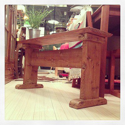 ☆Hand Craft  Wood Bench & Table
