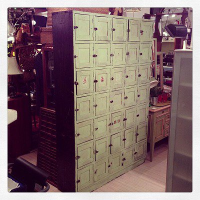 ☆ 50'S　Japan Antique   School Shoe Cabinet / 50年代　ジャパンアンティーク　スクールシューズキャビネット