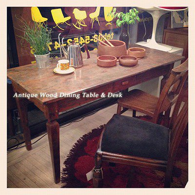 ☆Antique Wood   Dining Table & Desk