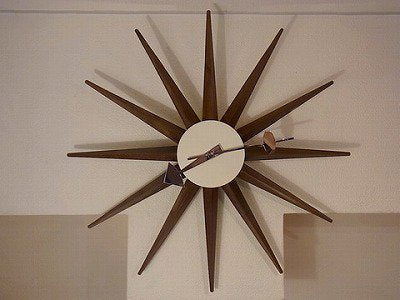 Swiss ◇ " Vitra " George Nelson Design Wall Clock 「 Sunburst 」