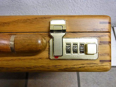 ◇ 70's Vintage 「 Wooden Attache / Briefcase 」 " PRESTOLOCK " - Made in U.S.A