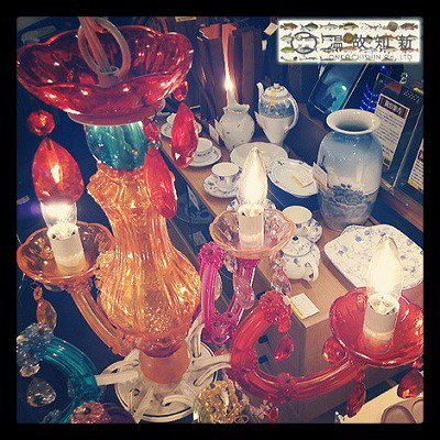 ◇『温故知新/ONKOCHISHIN』 6Lamps  Colorful Chandelier