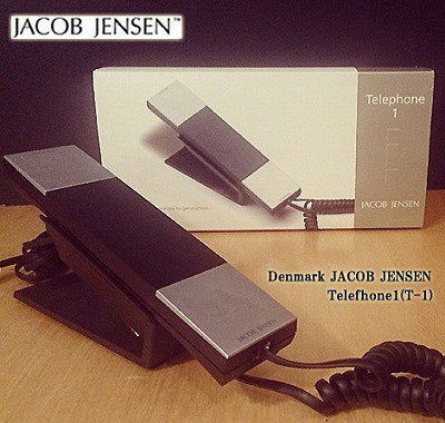 ◇ Denmark   JACOB JENSEN  Stylish phone 「Telefhone1(T-1)」 Designed by Jacob Jensen