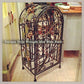 ☆ Antique Style  Wrought Iron Wine Rack / アンティークスタイル ウォルナット材×鉄 ワインラック