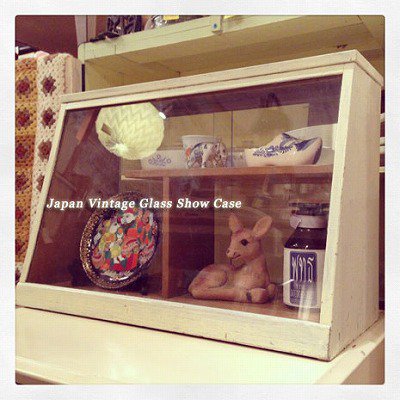 ☆  Japan Vintage  Glass　Show Case / ジャパンビンテージ ガラスショーケース