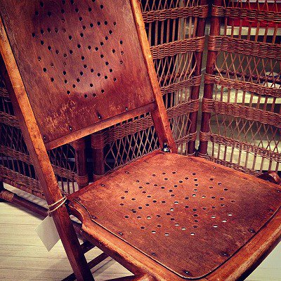 ☆ 1930～50’S  W. Hands and Sons Ltd.　  UK・England  Antique　Folding　Chair　（W　ハンズ　アンド サンズ　リミテッド）