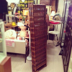 ☆ 70’S　Vintage Rattan Partition / 70年代 ビンテージ ラタンパーテーション