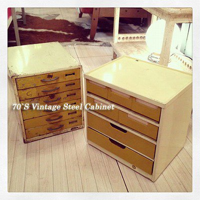 ☆ Vintage Steel Cabinet / ビンテージ スチールキャビネット