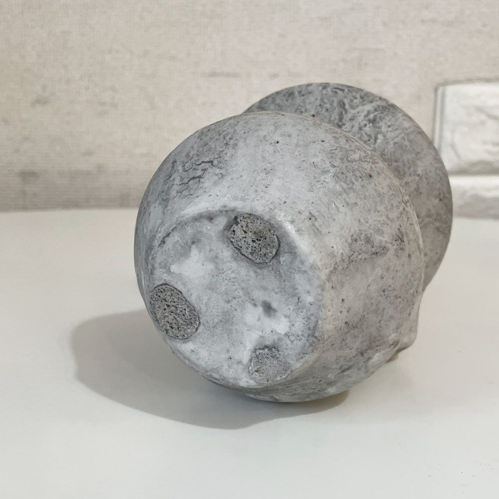 菊地亨 Toru Kikuchi 花器 フラワーベース 中 花瓶 陶器 現代作家 ◎