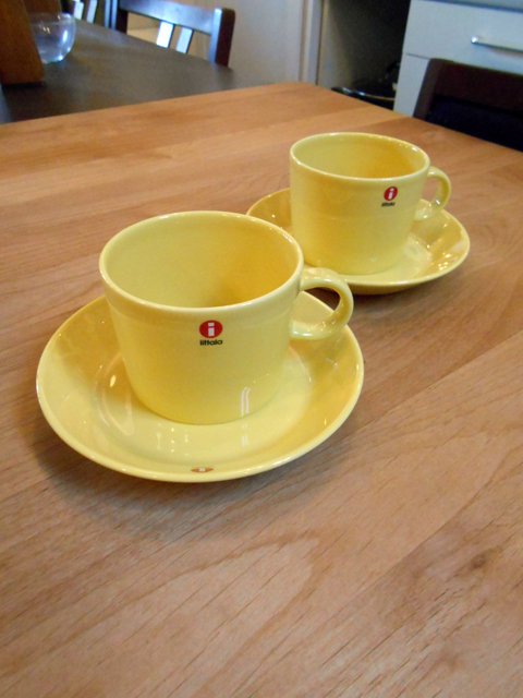 ◎iittalaイッタラ/TEEMA ティーマ Yellow 廃番 イエロー C&S 2客セット