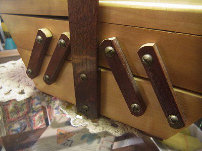 ☆ Nordic Vintage Sewing Box / 北欧　刺繍箱