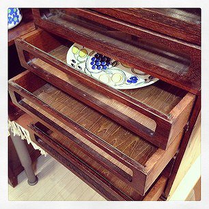 ☆ Vintage Wood Drawers / ビンテージ　木製小引き出し