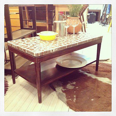 ☆ Vintage USA　Tile Top Center Table / ビンテージアメリカ　タイルトップセンターテーブル