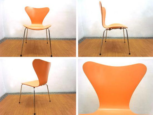 フリッツハンセン ◇ Fritz Hansen  90's 廃盤希少カラー！  『 SEVEN CHAIR / セブンチェア （ ピーチ／ラッカー ）』