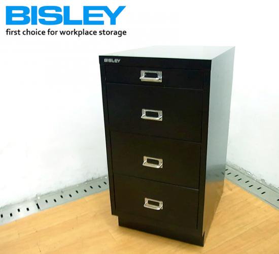 ◇ U.K  BISLEY （ ビスレー ） " BASICシリーズ " Desk Cabinet  （ デスクキャビネット ） 『 BA3/CD 』 Color： Black