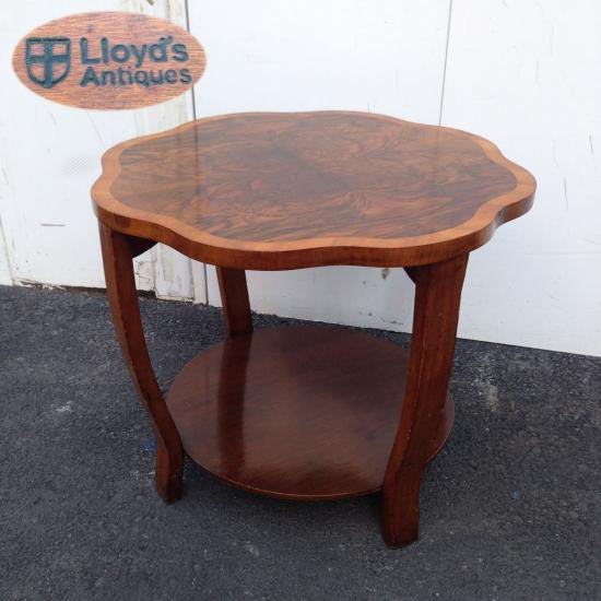 ★UK Vintage "Lloyd's Antiques"  Brazilian Rose Wood Round Table ロイズアンティーク取扱