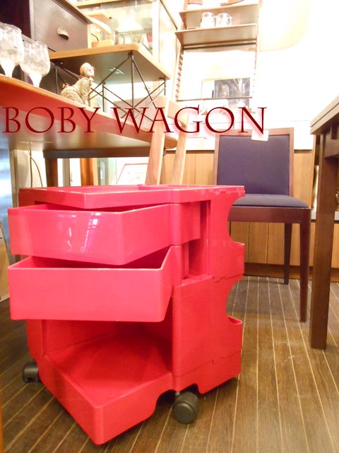 ◎Vintage Boby Wagon ボビーワゴン 2段2トレイ ジョエ・コロンボ BIEFFEPLAST PADOVA社