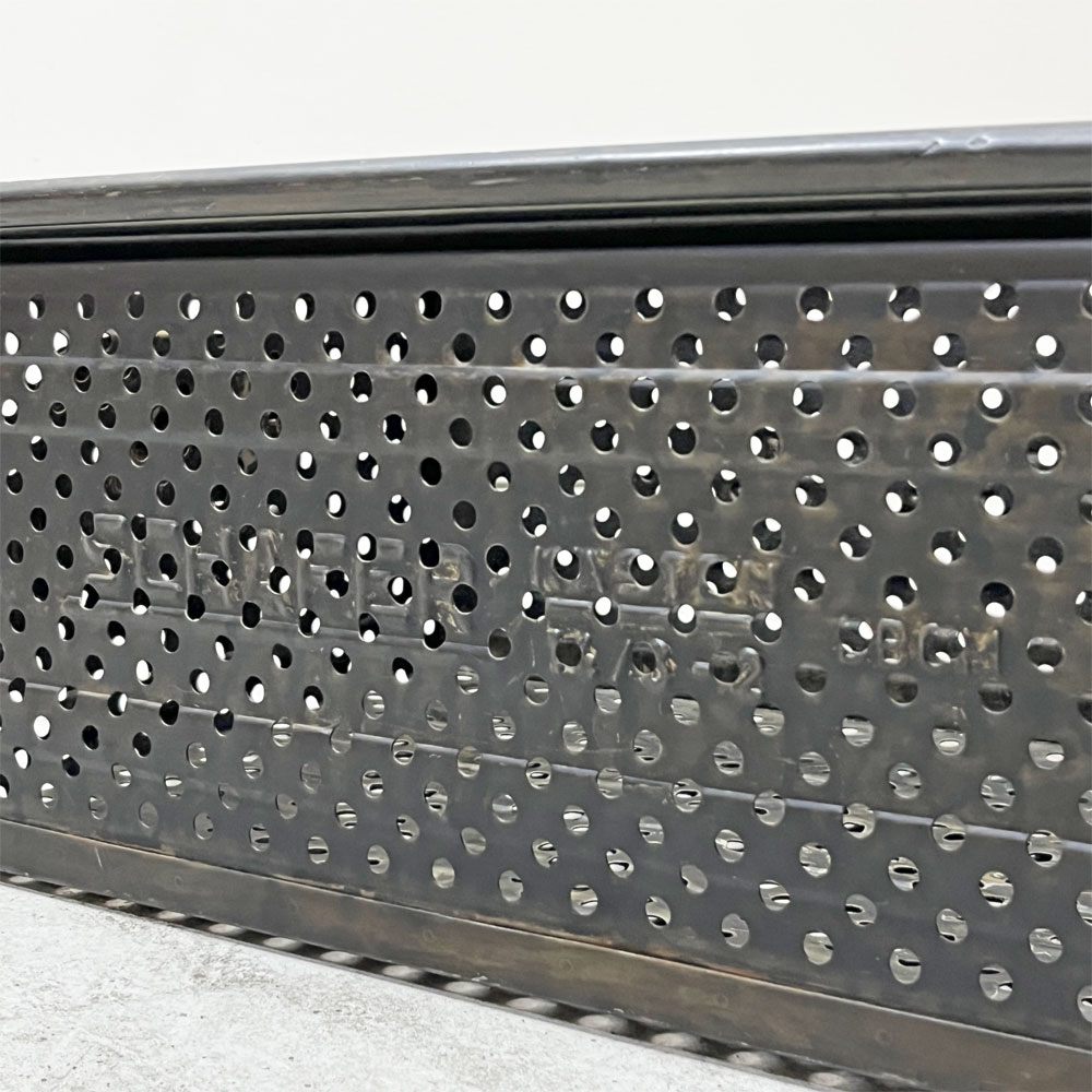 SCHAFER スタッキング ストレージボックス パンチングメタル インダストリアル ドイツビンテージ A ●