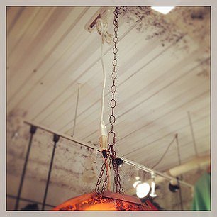 ☆ 50～60’S　 USA　Vintage　Lava × Acrylic Hanging Lamp / 50年代～60年代　アメリカンビンテージ ハンギングランプ