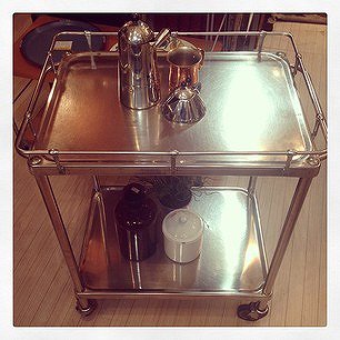 ☆　Vintage  Stainless　Medical Wagon / ビンテージ　ステンレスメディカルワゴン　ステンレス医療用ワゴン