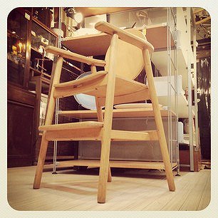 ☆ Japan Craft Vintage Beech Wood  Kids Chair / ジャパンクラフト　ビンテージ　ビーチ材子供椅子　キッズチェア