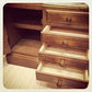 ☆ Vintage Oak Wood Cabinet & Chest / ビンテージオーク材キャビネット＆チェスト