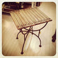 ☆ Vintage  Oak Wood × Iron Side Table /  ビンテージ　オーク材×鉄　サイドテーブル