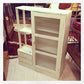 ☆ Vintage  Shabby White Paint Glass Cabinet / ビンテージシャビー　ホワイトペイント　ガラスキャビネット