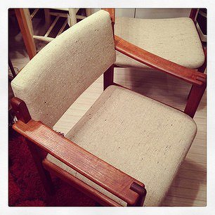 ☆ Japan Vintage　Teak Wood Arm Chair / ジャパンビンテージ　チーク材アームチェア