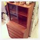 ☆ Japan Vintage Teak Wood × Glass Cabinet / ジャパンビンテージ　チーク材×ガラスキャビネット