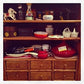 ☆ ”County Furniture” Pine Wood Open Cabinet & Cup Board / カントリーファニチャー　パイン材オープンキャビネット＆カップボード　食器棚