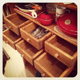 ☆ ”County Furniture” Pine Wood Open Cabinet & Cup Board / カントリーファニチャー　パイン材オープンキャビネット＆カップボード　食器棚