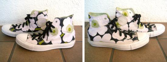 marimekko / マリメッコ × CONVERSE / コンバース ★ コラボスニーカー ★ 2012 A/W コレクション ★ ALL STAR-Hi 「 Unikko （ ウニッコ ） 」