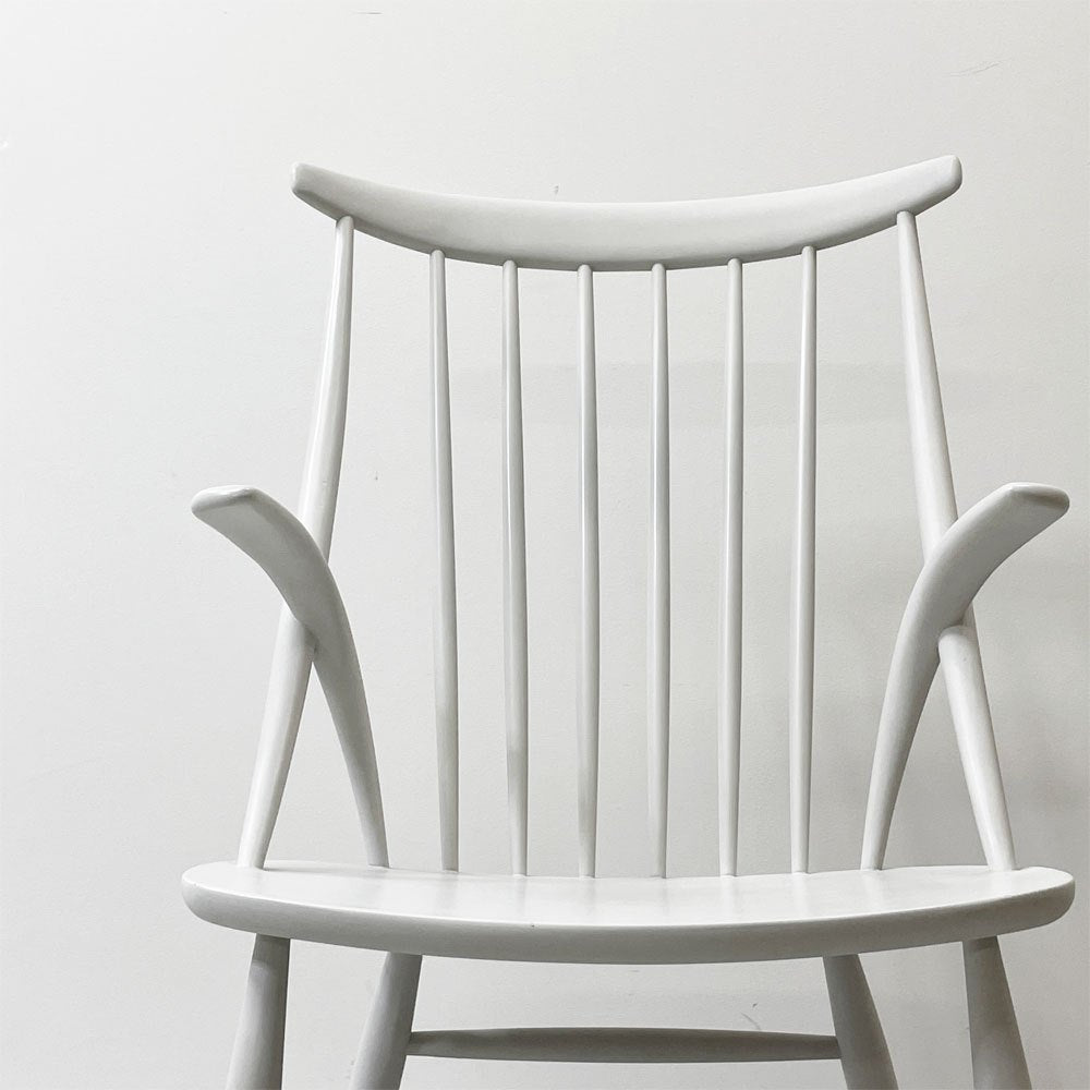 アイラーセン Eilersen IW2 CHAIR スポークバックチェア イージーチェア ホワイト ビーチ材 アイラーセン120周年 アクタス100脚限定 イルム・ヴィッケルソー 北欧 デンマーク ●