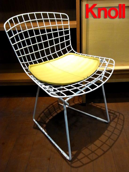 ◇ Knoll / ノール オリジナル ヴィンテージ Harry Bertoia / ハリーベルトイヤデザイン  サイドチェア 『 420C （  シートパッド付き ） 』