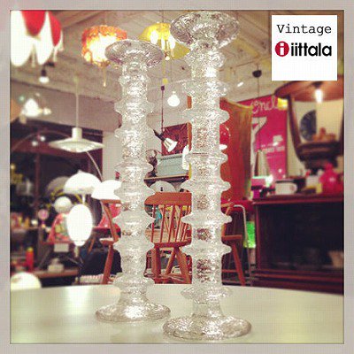 ☆　Vintage "iittala" Festivo Candle Holder 31.5cm / ビンテージ　イッタラ　フェスティヴォ　キャンドルホルダー　31.5ｃｍ