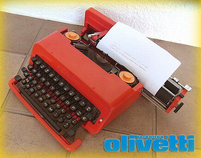 ◇　オリベッティ / olivetti タイプライター『 バレンタインS 』