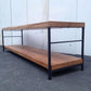 ★Antique & Industrial Style Furniture パイン無垢材 × アイアンフレーム AVボード センターテーブル