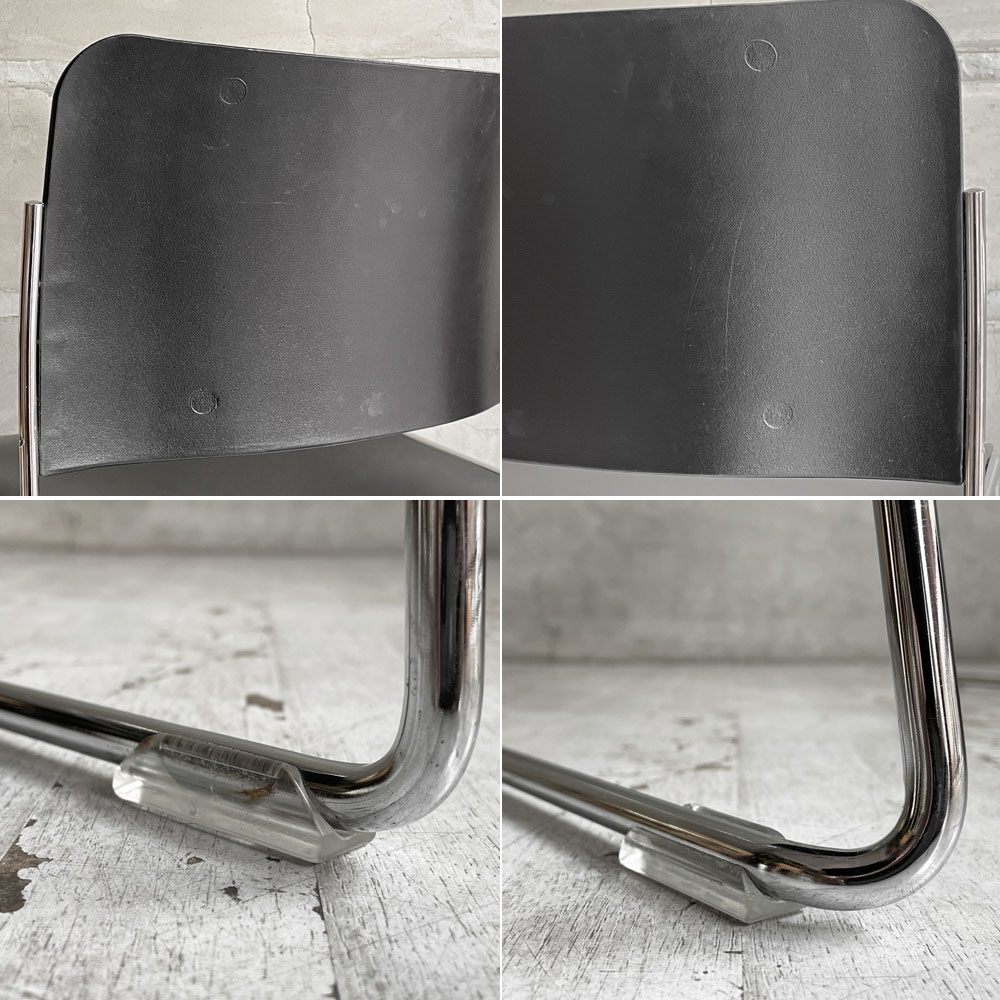 ハウ HOWE 40/4 サイドチェア SIDE CHAIR スタッキングチェア ミーティングチェア デビッド・ローランド David Rowland モダンデザイン A ♪