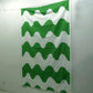 ●　マリメッコ　LOKKI　ファブリック　白ｘ緑