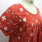 ■　marimekko　マリメッコ　ワンピース　PIKNIKKI　赤　M　kukkaketo