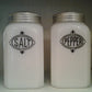 ☆US Vintage Milk Glass /Solt&Pepper Set