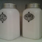 ☆US Vintage Milk Glass /Solt&Pepper Set