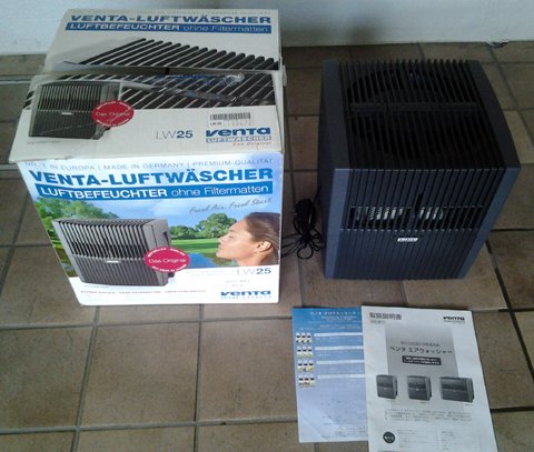 Germany Venta / ベンタ ◇ エアウォッシャー 新型 ～24畳対応 LW25 （ 気化式加湿 ＆ 空気清浄器 ）